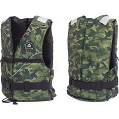Kamizelka asekur. Aquarius Standard Military Camo Wędkarska
