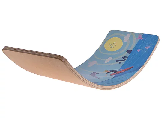 Deska równoważna KidiBoard balansująca do ćwiczeń sensomotorycznych dla dzieci Balance Board Surf