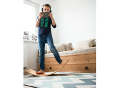 Deska równoważna KidiBoard balansująca do ćwiczeń sensomotorycznych dla dzieci Balance Board Dino